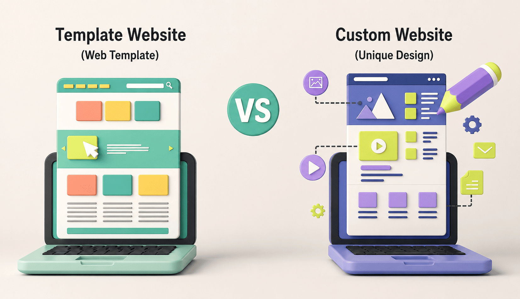 Custom Web Design services in uk